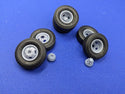 GARAGE SALE   2 OR 4 WD  4 Hole Wheels with  Rubber tires  1 Dually set