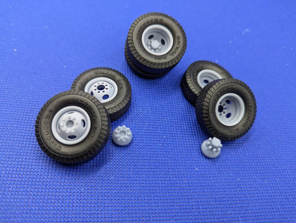 GARAGE SALE   2 OR 4 WD  4 Hole Wheels with  Rubber tires  1 Dually set