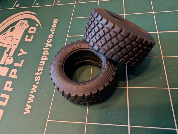 T41 1/25 24.5 Bridgestone 445 L375 Float Tires