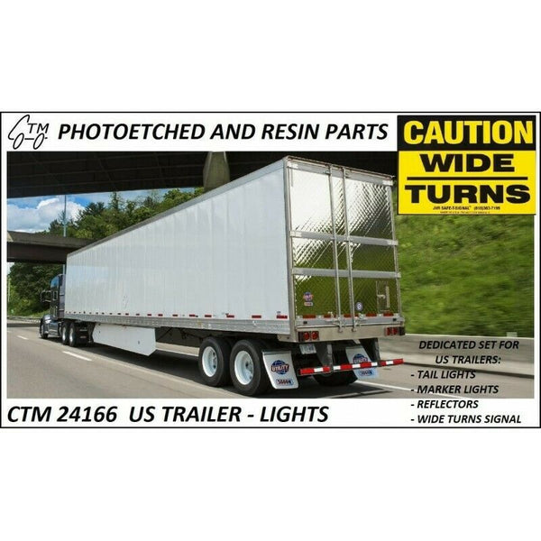US TRAILER LIGHTS CAST & PHOTOETCHED   1/25 - ST Supply Company