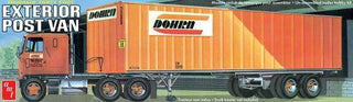 AMT Exterior POST VAN    Open But complete Kit                                    Model Kits