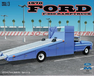 Moebius 2588 1970 F350 ford Ramp Truck    1/25 scale  NEW!                           Plastic Model kit