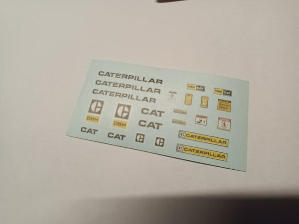 CAT D8H Dozer Decal Set    For AMT KIT                                                               DECALS