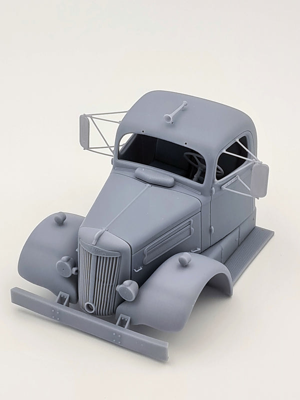 1947 WHITE WA SUPER POWER CONVERSION KIT  1/25 SCALE                      RESIN CAB HOOD