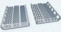 BOLT CAP & NUT THREAD SET   3D printed  3/4", 1 1/4" & 1 1/2:  Sizes              Chassis section