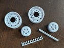 W50   1/25 22.5" 10 Hole Wheels w/ Float Tires