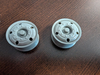 6K  24MM  5 HOLE DISC WHEEL OLD STYLE      1 PAIR       WHEELS TIRE SEC