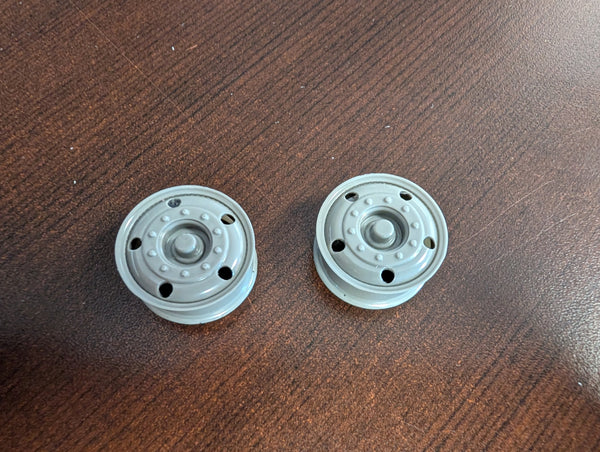 6K  24MM  5 HOLE DISC WHEEL OLD STYLE      1 PAIR       WHEELS TIRE SEC