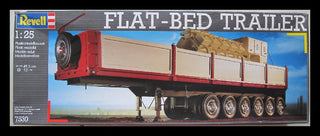 REVELL #7530 Heavy Duty 6 axle Flatbed trailer  1/25 scale Plastic Model kit