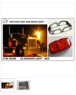 CTM24100  US MARKER LIGHTS  RED