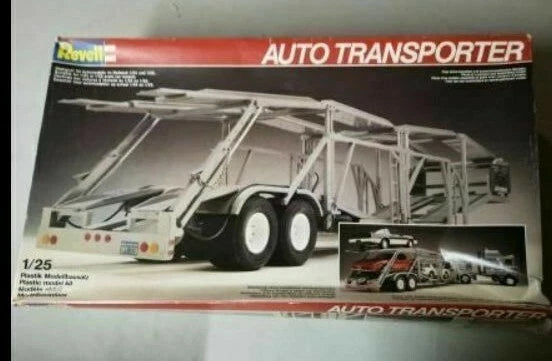 1/25 SCALE AUTO TRANSPORTER  MODEL TRAILER KIT   REVELL 7424