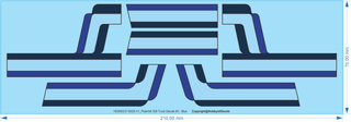 Peterbilt 359 1/25 scale Waterslide Decal set    For AMT , Revell kits