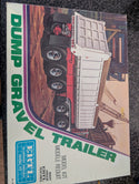 1/25 SCALE 3 AXLE DUMP TRAILER MODEL KIT  ERTL KIT