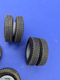 Garage Sale   Set B       Rubber tires with 5 Spoke Dayton Wheels Single axle set