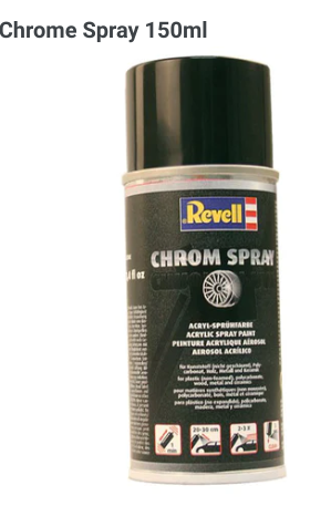 REVELL 150ML Spray Can   CHROME SPRAY PAINT