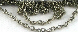 CHAIN  1 Meter(3 Feet)    1.6mm x 2mm Link size