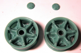 6SPOKE OLDER STYLE WHEEL STEEL (MACK STYLE)           1/24                                   WHEEL TIRE SEC