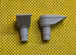 AUSLOWE RT7  VORTEX RAM TUBE    1/25 scale 1 pair                                  EXHAUST SECTION