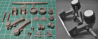 10S Neway Air ride trailer suspension        1/25 scale                              Suspensions