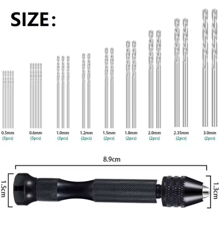 36 PC TWIST DRILL WITH DRILL BIT SETS