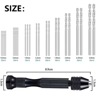 36 PC TWIST DRILL WITH DRILL BIT SETS
