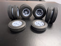 GARGAE SALE T32/33-6  BRIDGESTONE DRIVE & STEER TIRES W/6 SPOKE DAYTON WHEELS