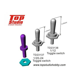 SUPER DETAIL ITEM!  1/24  scale Toggle switches