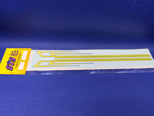 STS DECALS   #11 YELLOW/BLUE CAB DECAL    1/25 scale                                                 DECALS