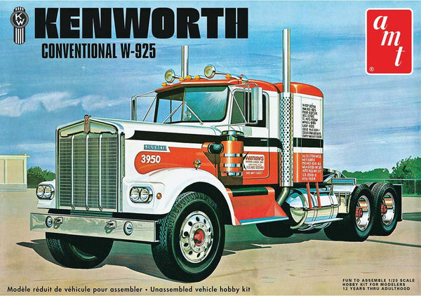 AMT1021   Kenworth W925 Conventional 1/25 scale  Plastic model kit