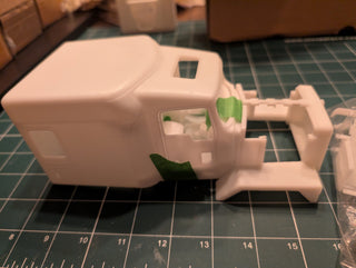 3d Printed Kenworth C500 Twin Steer  W/ Double Flat top bunk)  1/25 scale