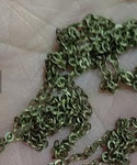 CH#9   Brass coloured Copper Chain 36" length. SIZE B=  2.1 x 2.6 MM link