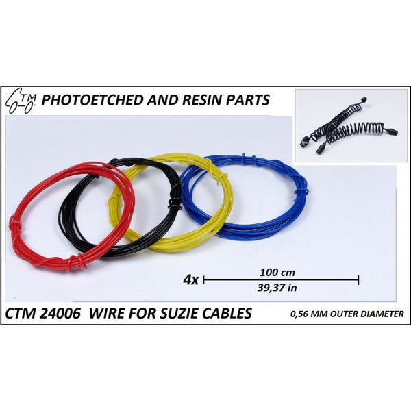 CTM24006 Air Line and Electric Cord wire (wire only) Make your own air lines
