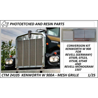 CTM24105   KENWORTH W900A  GRILLE   Photoetched  1/25 scale