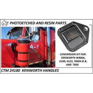 CTM24180 KENWORTH CAB DOOR LATCH/ handles  1/25  PHOTOETCH