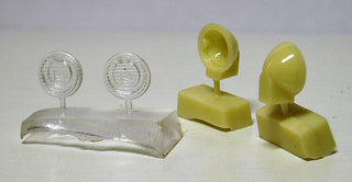 6O                Bumper style small Spotlights 1 Pair                       Cab parts