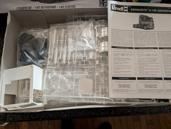 GARAGE SALE,   REVELL K100 AERODYNE   (DECAL PIECE MISSING)