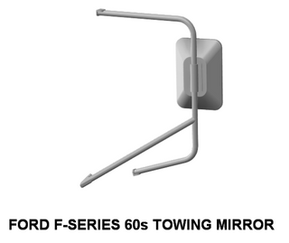 3D Printed  Ford F series 60's 70's towing mirrors 1 Pair                  Scenes Unlimited