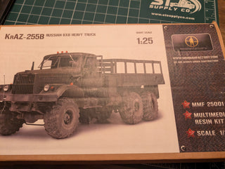 MINIMAN FACTORY 1/25 Scale 6x6 Russian Army truck Complete resin kit see pics