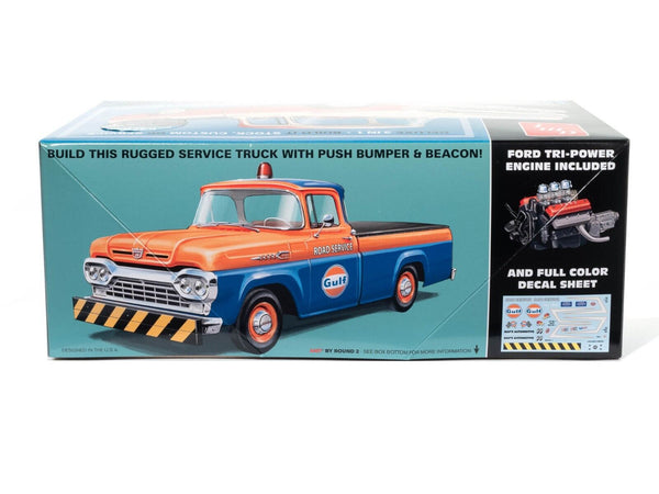 AMT1407      1960 Ford F-100 w/ trailer   NEW TOOLING!    1.25 scale Plastic model kit
