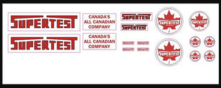 DECAL  SUPERTEST 40' TANKER TRAILER SET 1/25 scale