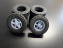GARAGE SALE T37-5  ROAD X TIRE 24"  WITH 5 SPOKE WHEELS TANDEM SET
