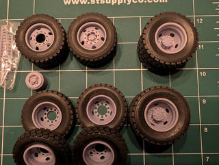 GARAGE SALE   T40DP-5H      T40 5 Hole Float Bridgestone Tires with 5 Hole Budd Deep Tread Drive tires