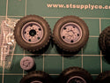 GARAGE SALE   T40DP-5H      T40 5 Hole Float Bridgestone Tires with 5 Hole Budd Deep Tread Drive tires