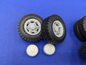 GARAGE SALE    6 SPOKE MACK FRONT FLOAT TIRE & WHEELS 1/25