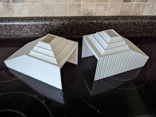 Garage Sale     GRAIN HOPPERS 3D Printed 1/25 scale  15" long