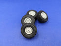 GARAGE SALE  17" Wheels with Rubber Tires   1/25 scale set of 4 (Copy) (Copy)