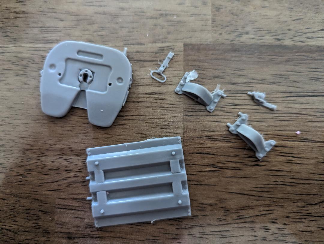 36P Jost Fifth wheel set plate and 5th Whl 1/24 scale Chassis parts ...