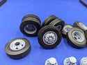 GARAGE SALE   5 Hole Budd Wheels & Drive tread Drive Tires and Reg Steer