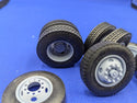 GARAGE SALE   5 Hole Budd Wheels & Drive tread Drive Tires and Reg Steer