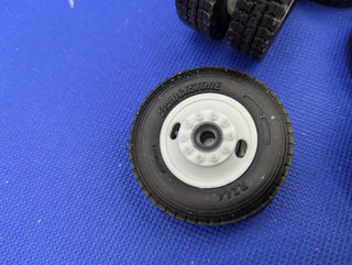 GARAGE SALE   1/24 Scale 2 hole Budd Wheels and Michelin rubber tires